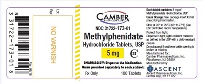 Image Description (Methylphenidate  5 mg)